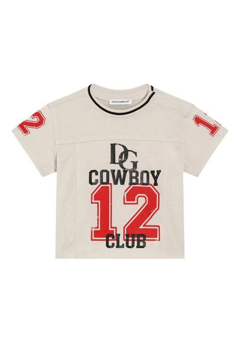 T-shirt con stampa DOLCE & GABBANA KIDS | L1JTJZ G7PUGM0169
